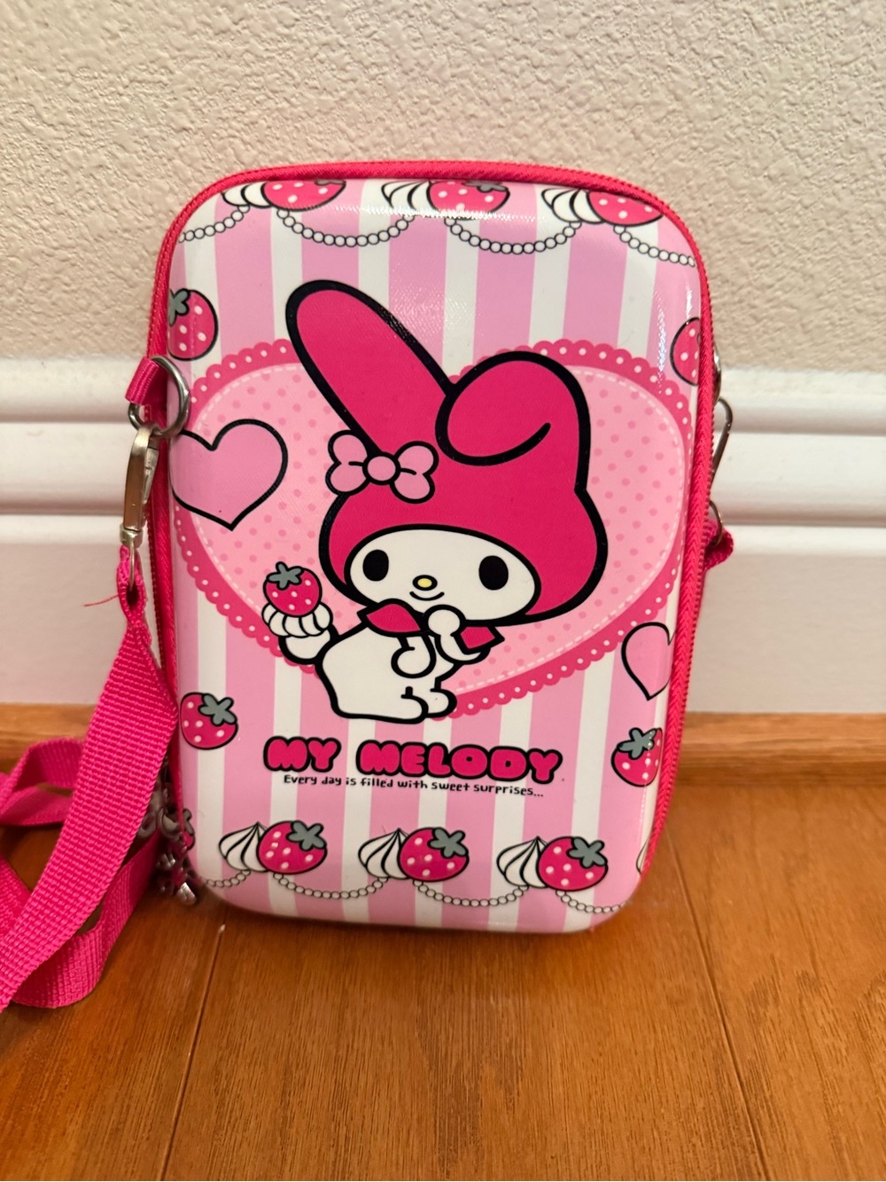 Sanrio My Melody Pink & Hot Pink Crossbody Purse